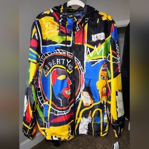 Members Only x Basquiat Windbreaker Jacket
